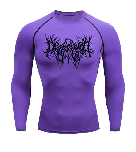 Camiseta Técnica Dark Core – Compresión GYM Hombre