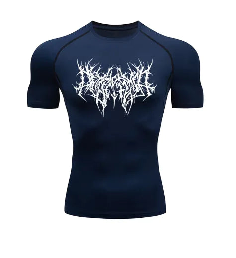 Camiseta Técnica Dark Core – Compresión GYM Hombre