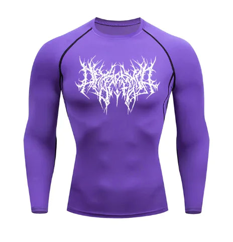 Camiseta Técnica Dark Core – Compresión GYM Hombre