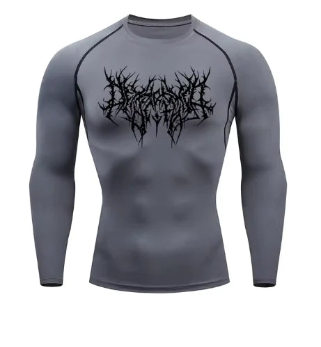 Camiseta Técnica Dark Core – Compresión GYM Hombre
