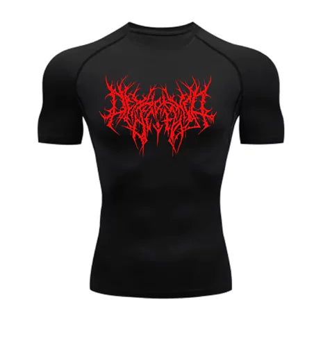 Camiseta Técnica Dark Core – Compresión GYM Hombre