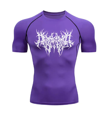 Camiseta Técnica Dark Core – Compresión GYM Hombre