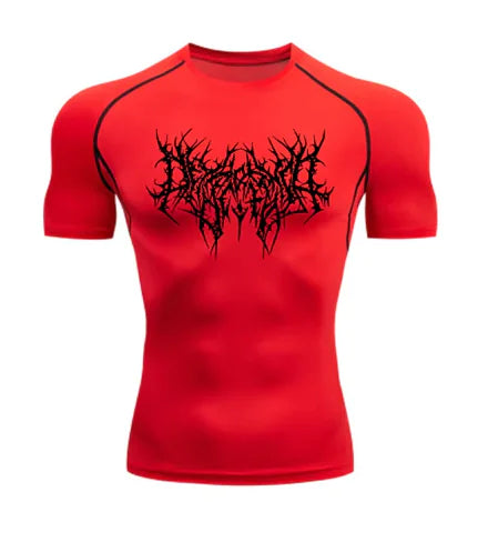 Camiseta Técnica Dark Core – Compresión GYM Hombre