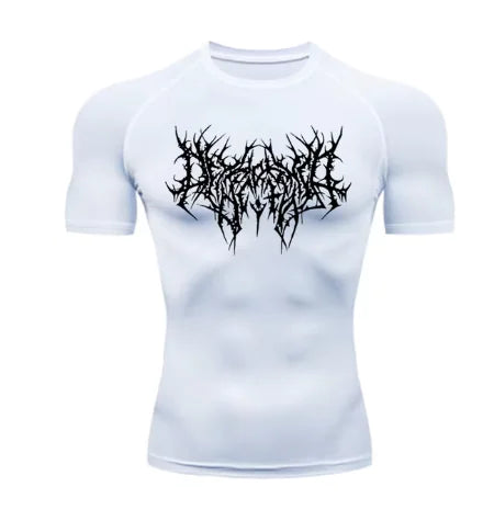 Camiseta Técnica Dark Core – Compresión GYM Hombre