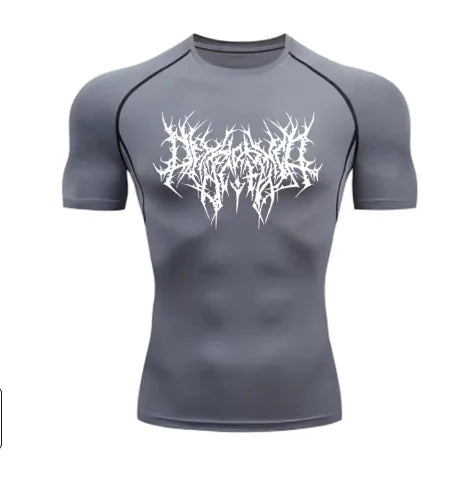 Camiseta Técnica Dark Core – Compresión GYM Hombre