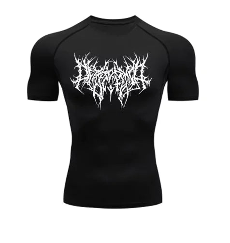 Camiseta Técnica Dark Core – Compresión GYM Hombre