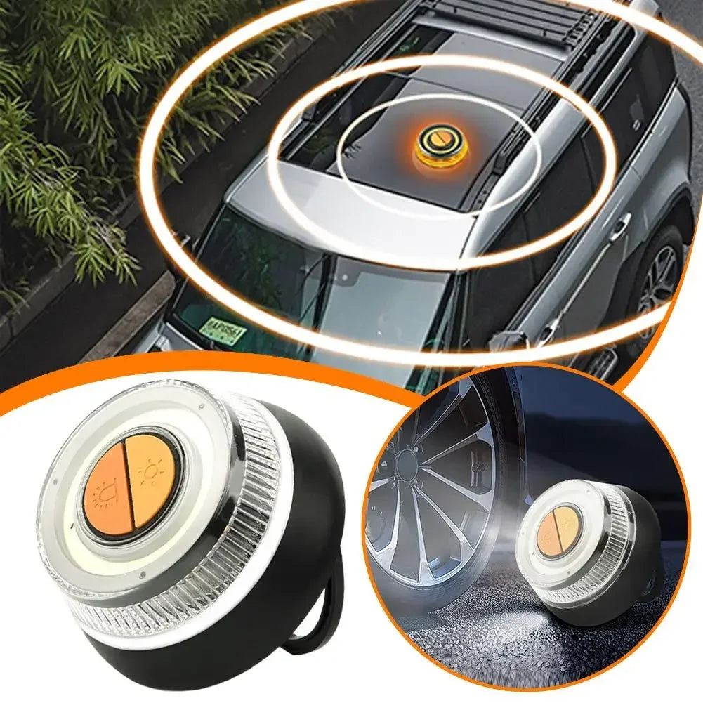 Baliza V16 LED para coche homologada DGT 3.0 con geolocalización, señalización 360°, luz de emergencia.