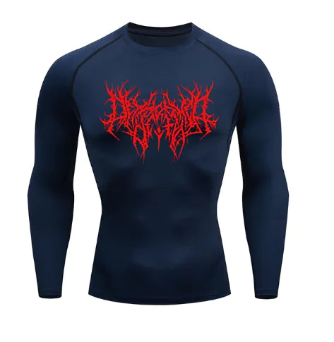 Camiseta Técnica Dark Core – Compresión GYM Hombre