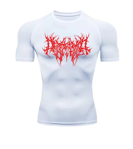 Camiseta Técnica Dark Core – Compresión GYM Hombre