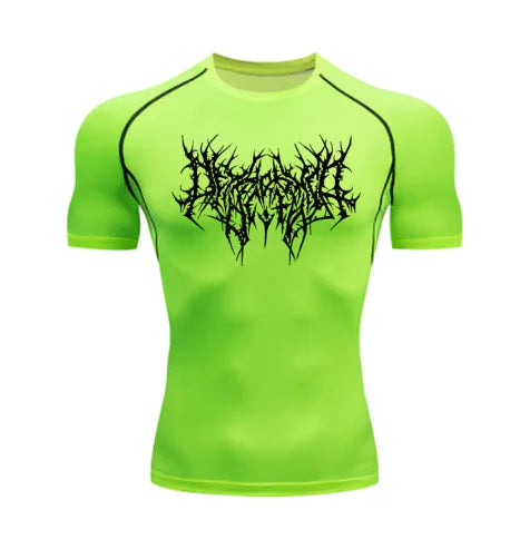 Camiseta Técnica Dark Core – Compresión GYM Hombre