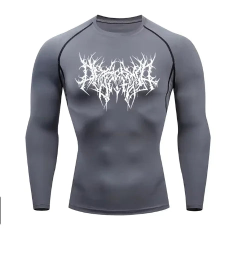 Camiseta Técnica Dark Core – Compresión GYM Hombre