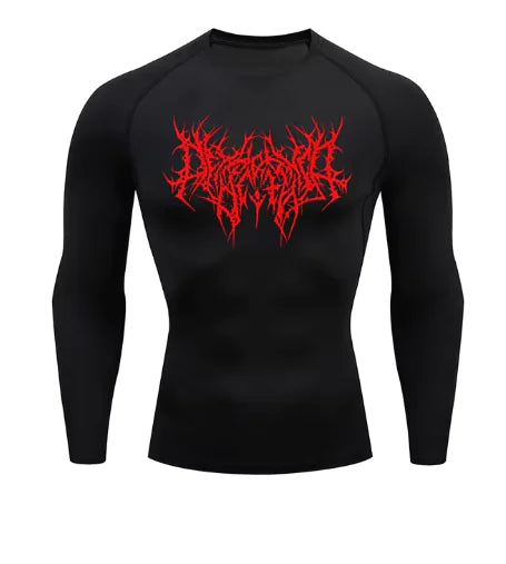 Camiseta Técnica Dark Core – Compresión GYM Hombre