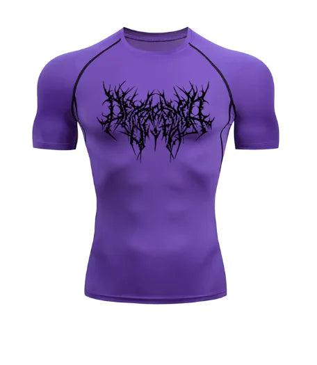 Camiseta Técnica Dark Core – Compresión GYM Hombre