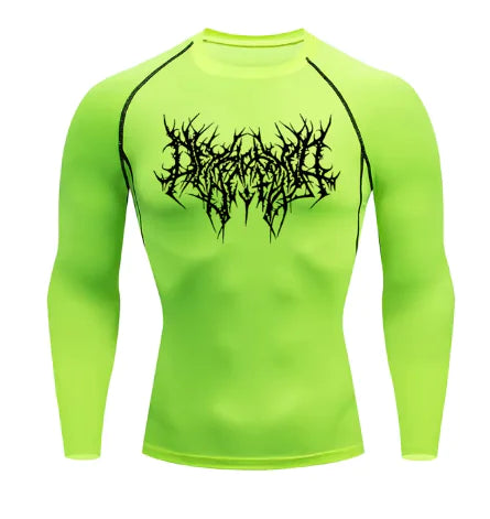 Camiseta Técnica Dark Core – Compresión GYM Hombre