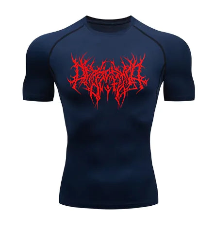 Camiseta Técnica Dark Core – Compresión GYM Hombre