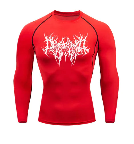 Camiseta Técnica Dark Core – Compresión GYM Hombre